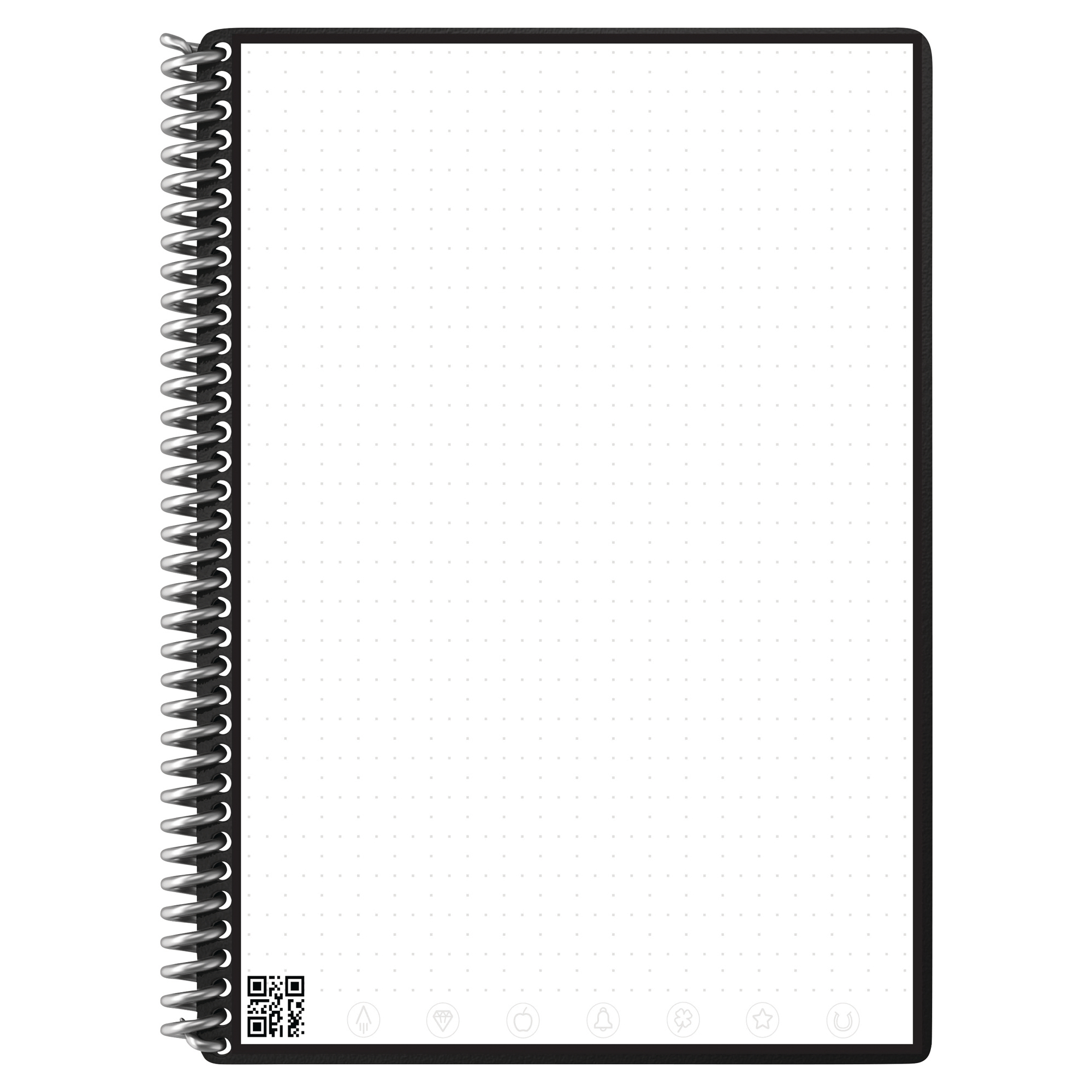 Cahier à spirale A4 connecté Rocketbook Core - 32 pages - noir