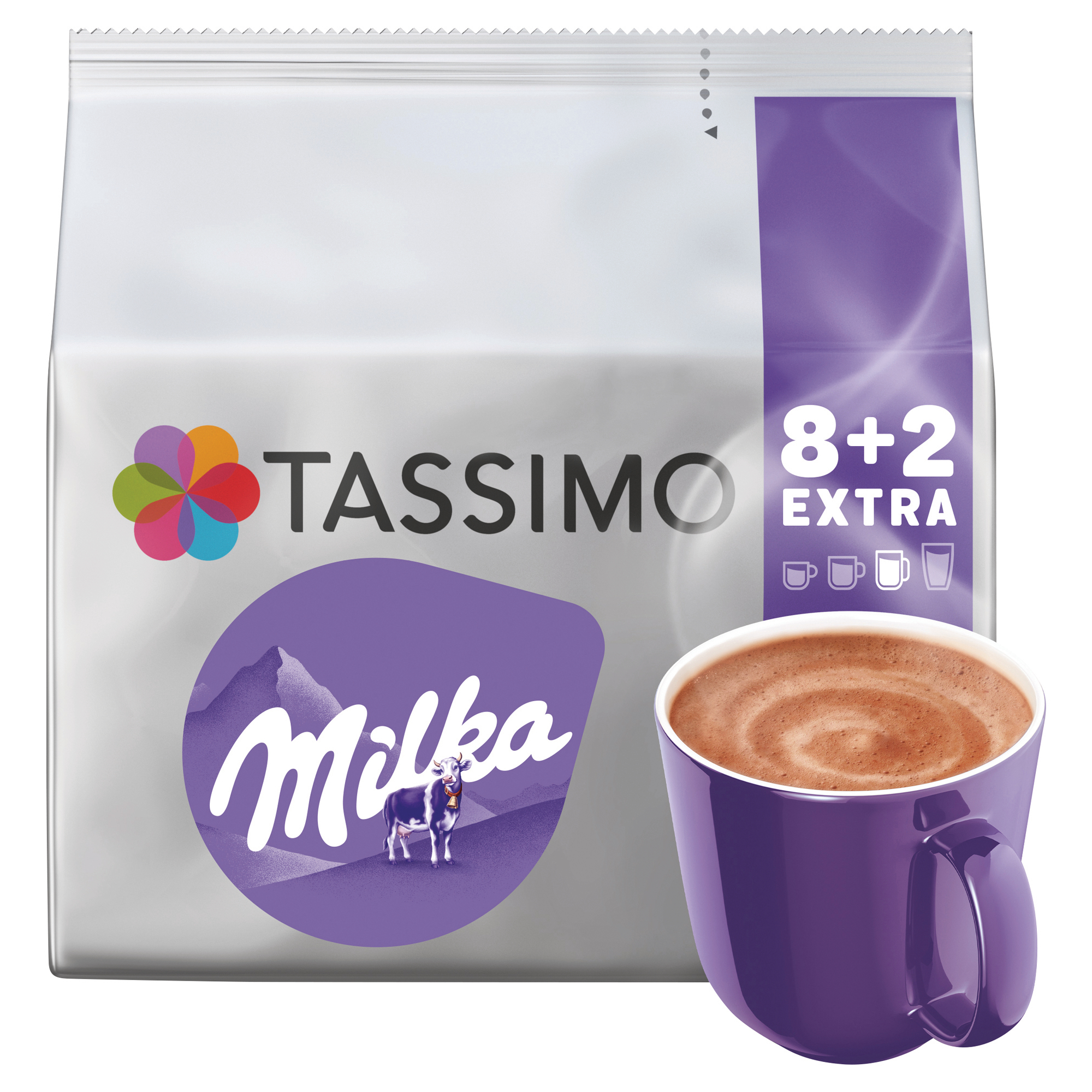 Chocolat chaud Tassimo Milka - 10 T-DISCs