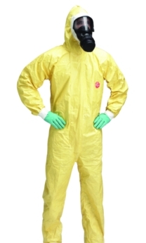 Combinaison de protection jetable à cagoule TYCHEM C - Dupont Engineering Products SA - Jaune - taille M