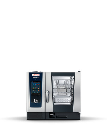 Four mixte à générateur de vapeur Rational iCombi Pro - gaz 6 niveaux GN 1/1 Déclassé