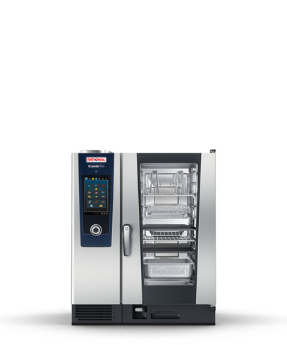 Four mixte à générateur de vapeur Rational iCombi Pro - gaz 10 niveaux GN 1/1 Déclassé
