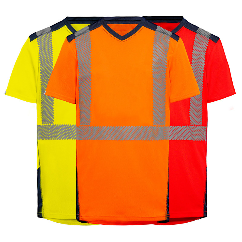 T-shirt haute visibilité BALI manches courtes - T2S - coloris et taille au choix