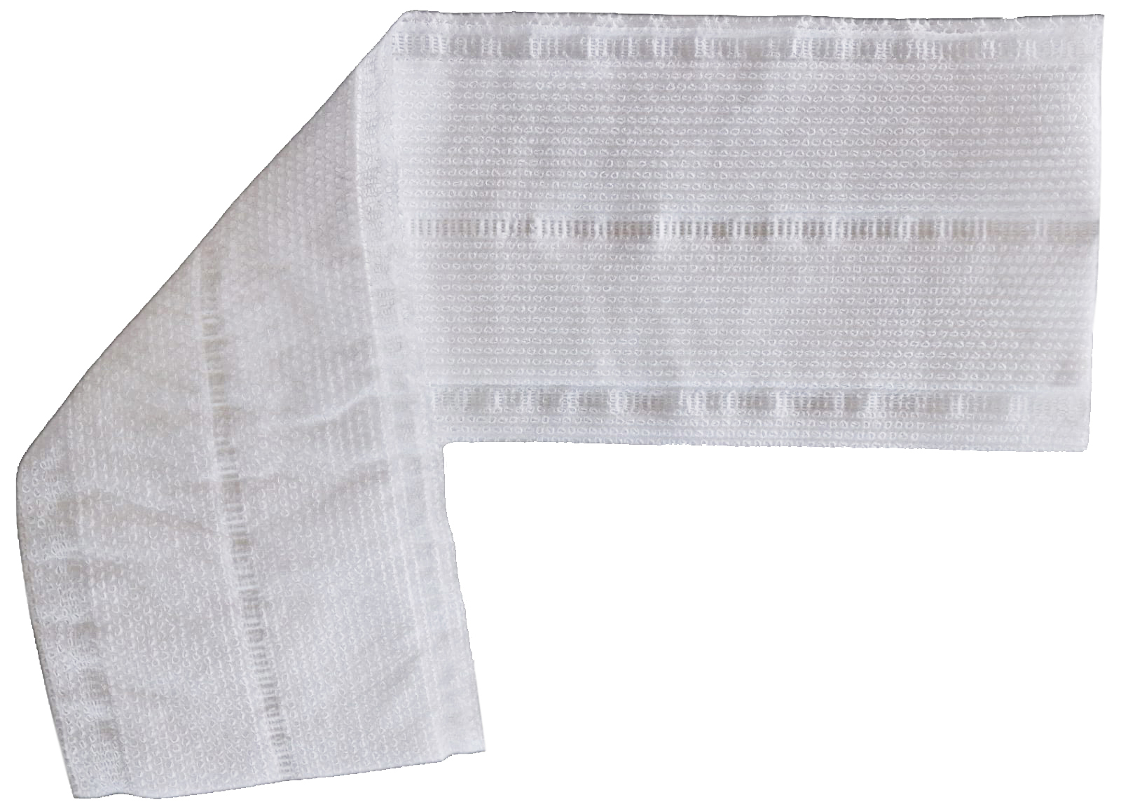 Bandeau de lavage jetable blanc - 42 x 12 cm - 1 carton de 240 pièces