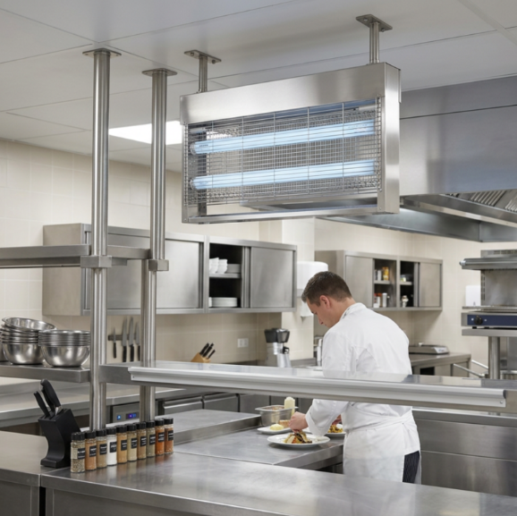 Désinsectiseur standard inox tous volants Led 80