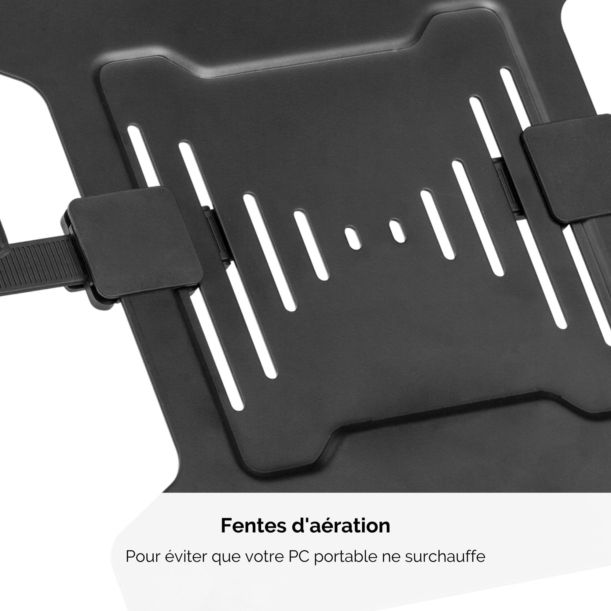 Kit complémentaire porte-ordinateur potable pour bras Fellowes gamme Reflex - Platinium - Eppa-Tallo
