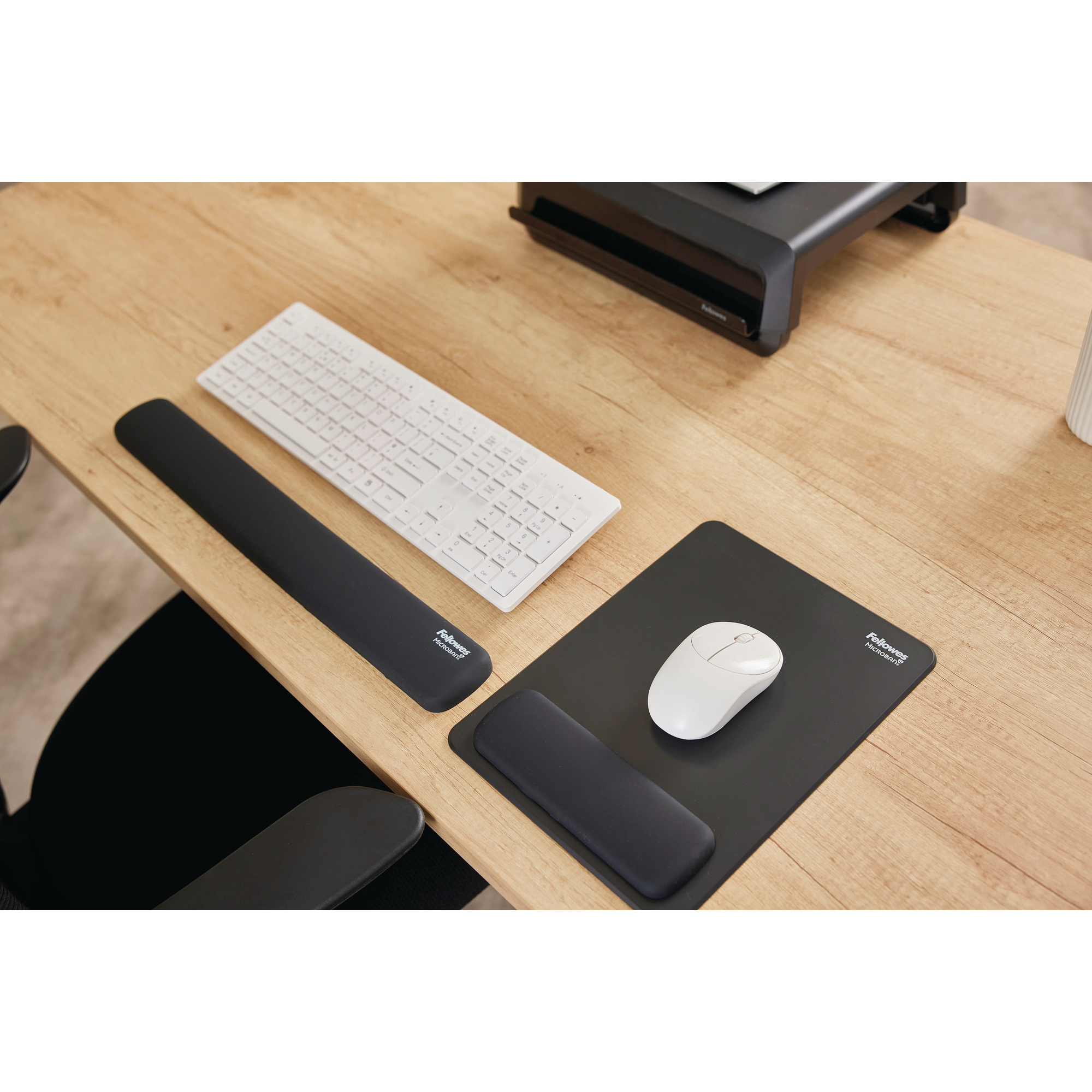 Repose-poignet clavier Fellowes Breyta - Noir - lot de 10