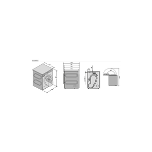 Sèche linge pompe à chaleur grande capacité 10kg minimum ASKO T511HRXLW