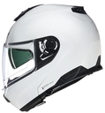 Casque de moto N 100.6 modulable blanc