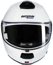 Casque de moto N 100.6 modulable blanc