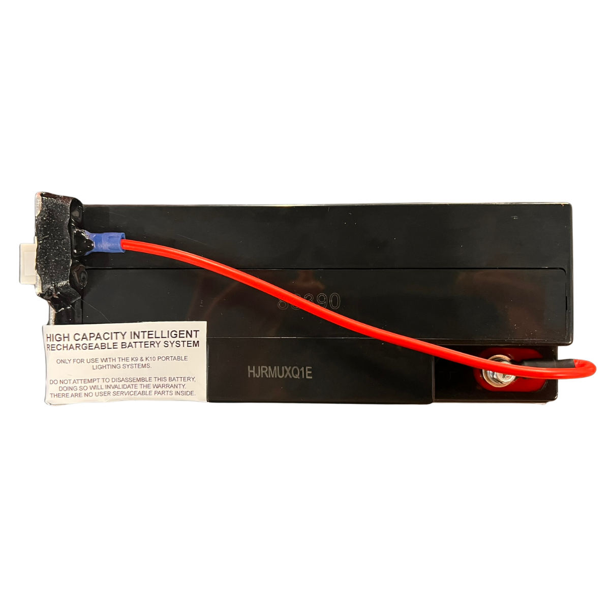 Batterie plomb connecteur 4 voies de rechange pour projecteur K9/K10
