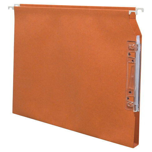 Dossier suspendu pour armoire Lyreco - fond 15 mm - kraft orange - lot de 25