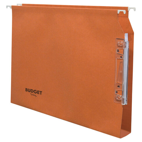 Dossier suspendu pour armoire Lyreco - fond 30 mm - kraft orange - lot de 25