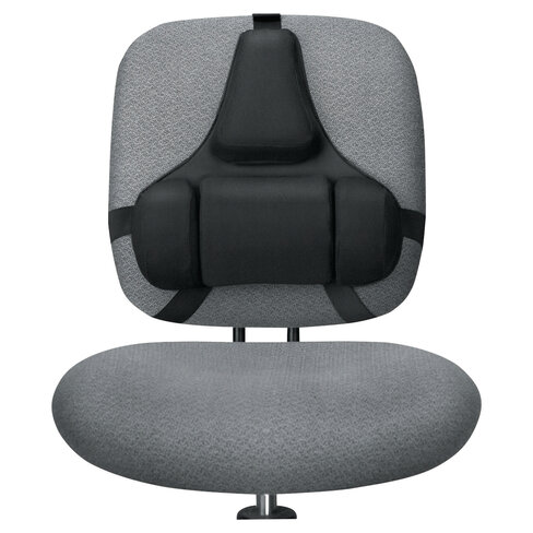 Support dorsal Fellowes Premium - antibactérien - mémoire de forme - noir - lot de 5