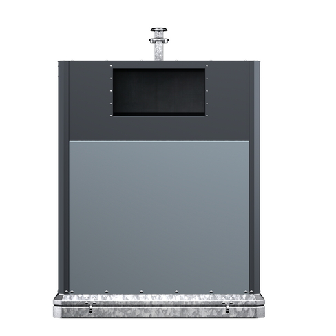 Colonne aérienne d'apport volontaire Marti1600 pour OMR - 3 m³ - préhension kinshofer