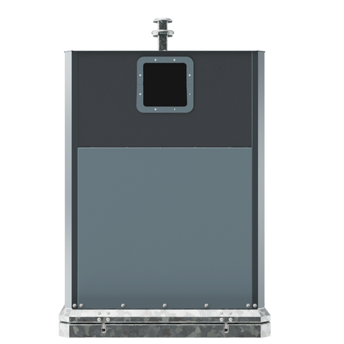 Colonne aérienne d'apport volontaire Marti 1200 pour OMR - 1 m³ - préhension kinshofer