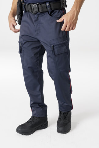Pantalon Chronos Summer - bleu marine liseré bordeaux