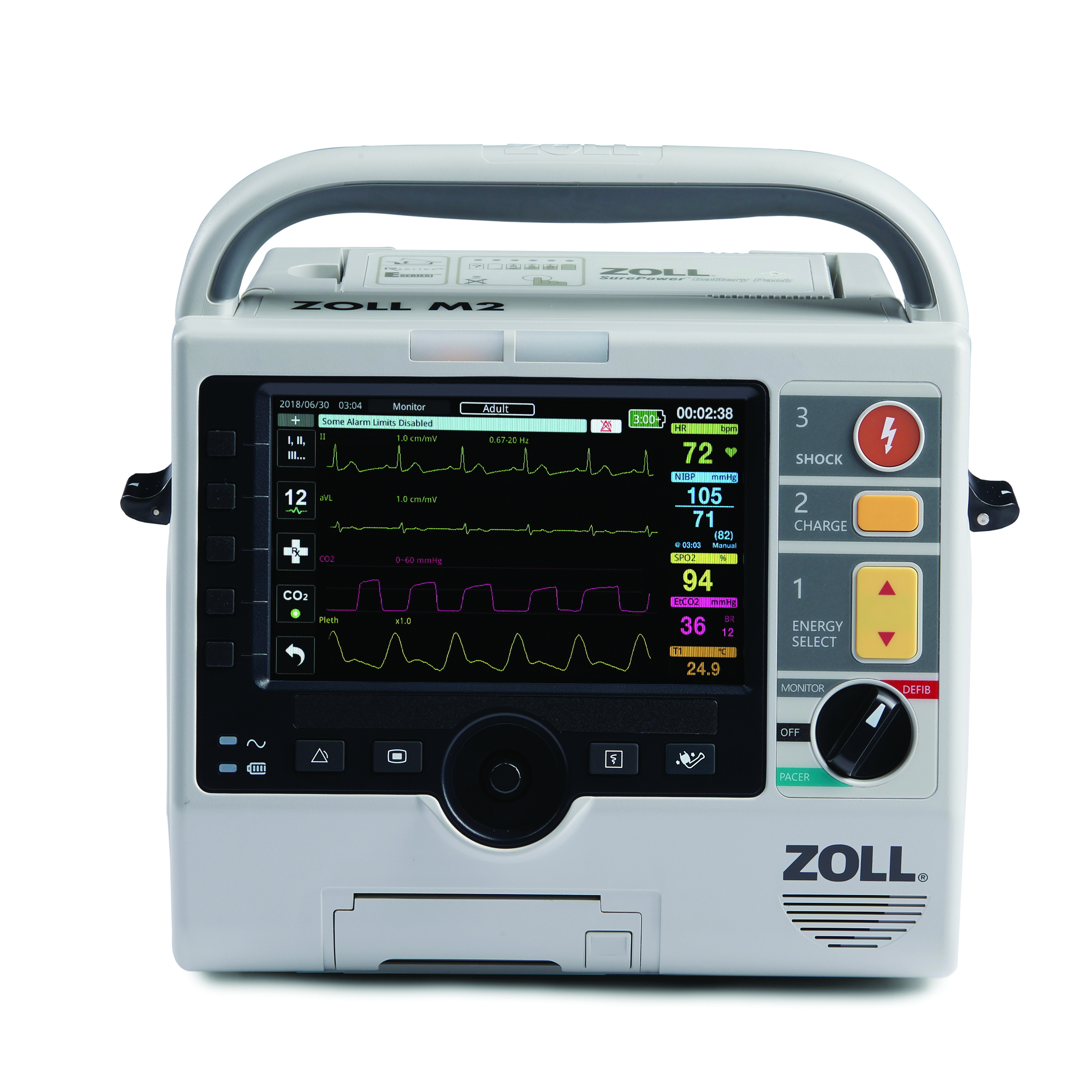 Moniteur ZOLL M2 : SPO2, PNI