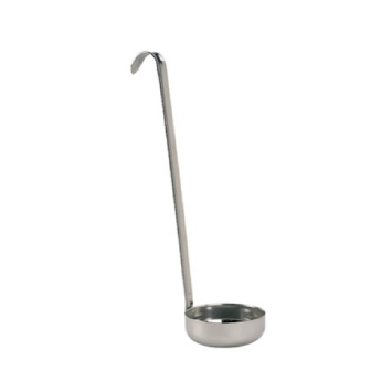 Louchette à pizza fond plat Ø.85mm - L.28cm Inox-