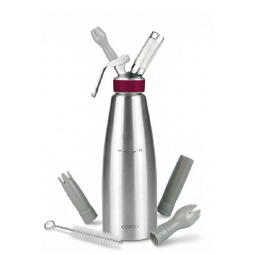 Siphon inox 1l - H.36cm - chaud et froid-