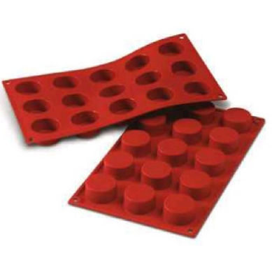 Plaque silicone Silicon Flex 300X175mm - 15 cylindres-