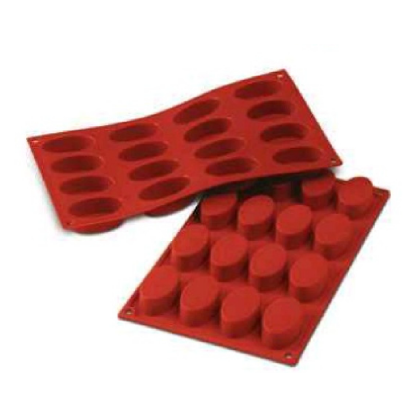 Plaque silicone Silicon Flex 300X175mm - 16 formes ovales-