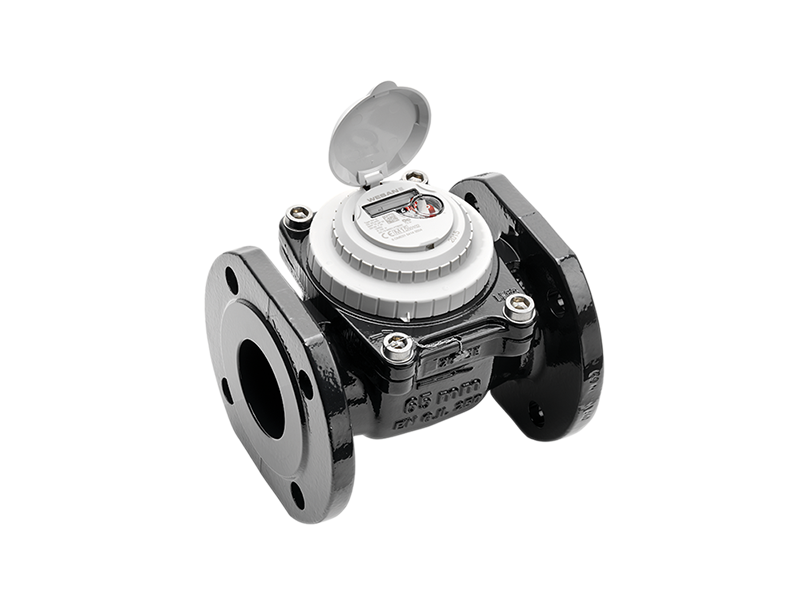 Compteur d'eau à hélice axiale Wesan - DN200 - l.350 mm - R50 - TGVI - corps fonte + IZAR RC IoT LoRa