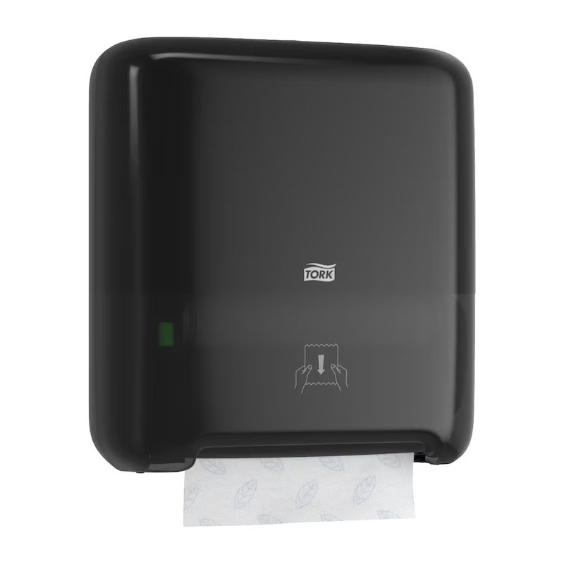 Distributeur essuie-mains bobine Tork Matic H1 - plastique noir - ESSITY