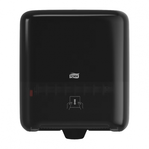 Distributeur essuie-mains bobine Tork Matic H1 - plastique noir - ESSITY