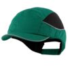 Casquette anti-heurt AIR + 3 coques ABS - lot de 20 Surflex - Vert - taille standard - Visière de 3 cm