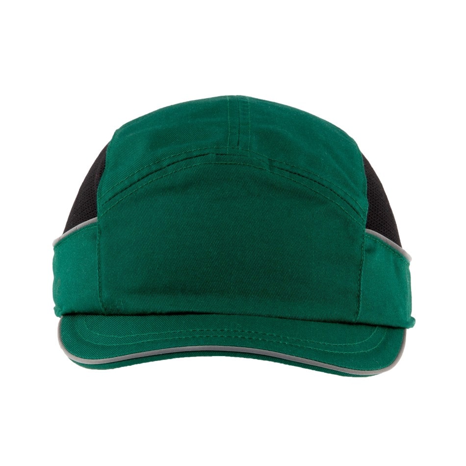 Casquette anti-heurt AIR + 3 coques ABS - lot de 20 Surflex - Vert - taille standard - Visière de 3 cm