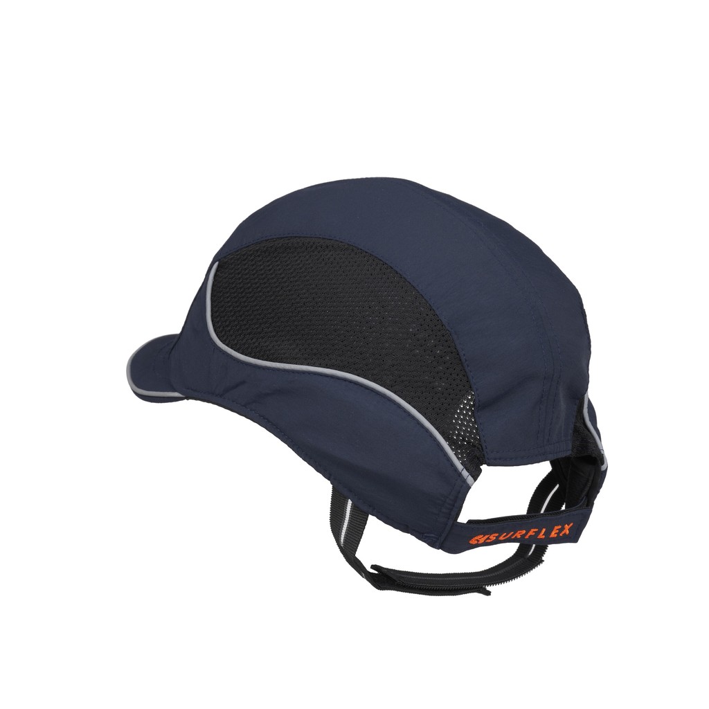 Casquette anti-heurt COVERCAP - coque ABS - lot de 10 - Surflex - Marine - taille standard - visière de 3 cm