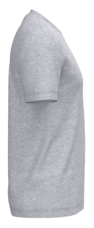 T-shirt manches courtes homme col rond - Toptex - 1A Oxford Grey - taille XL