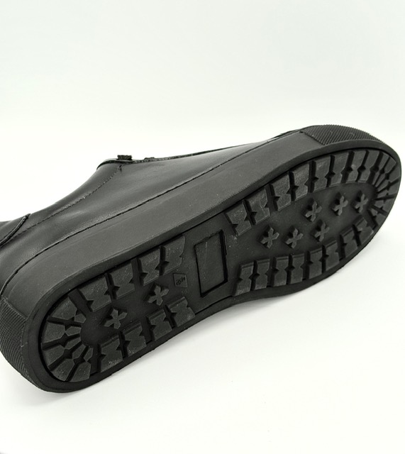Sneakers de ville unie pour homme JOAN - Hardrige - Noir - taille 40