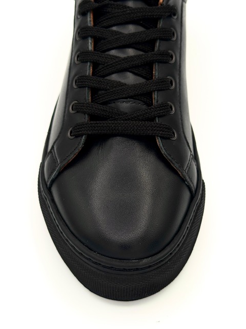 Sneakers de ville unie pour homme JOAN - Hardrige - Noir - taille 40