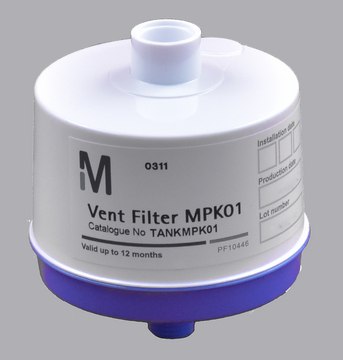 Filtre évent pour réservoir PE avec piège à CO2 pour systèmes Milli-Q® - Merck Millipore