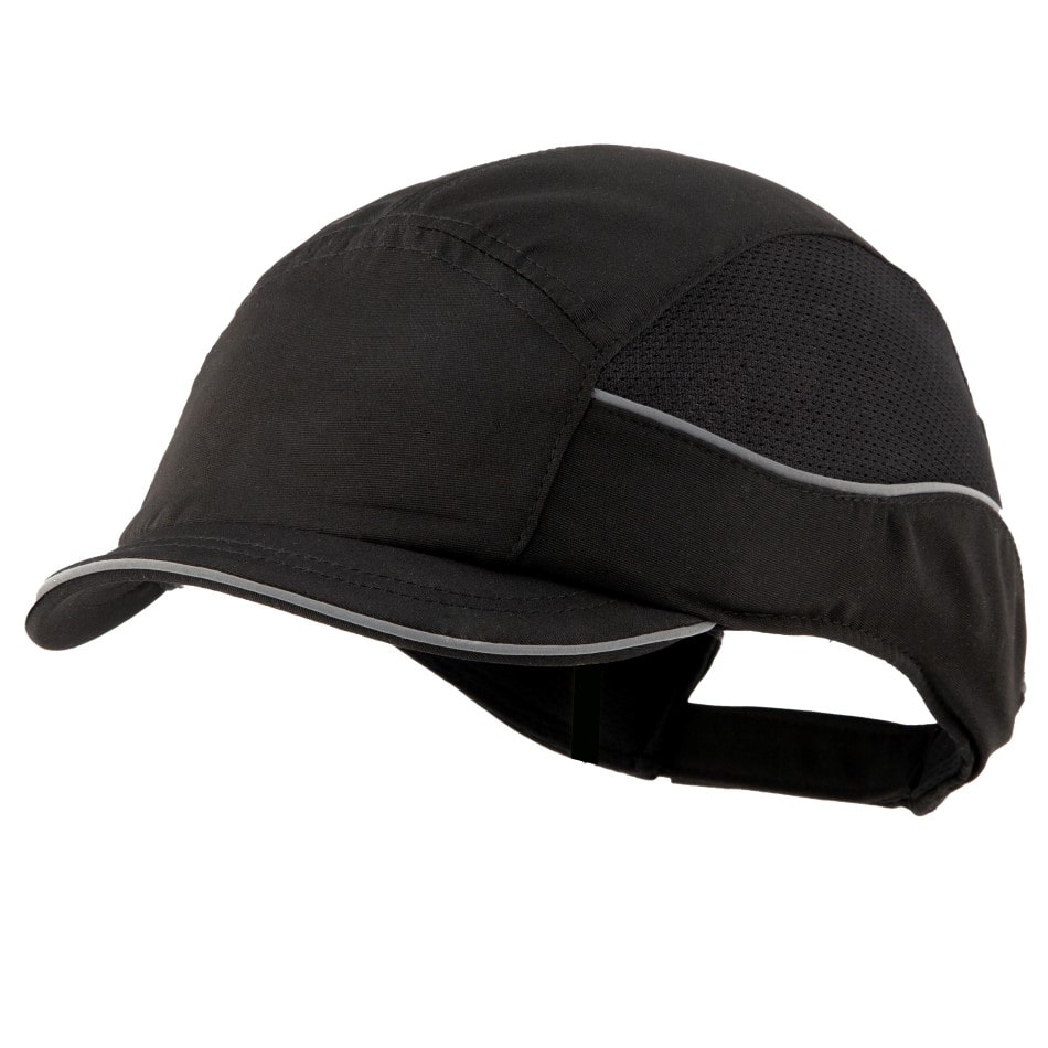 Casquette anti-heurt AIR + 3 coques ABS - lot de 20 Surflex - Noir - taille standard - Visière de 3 cm