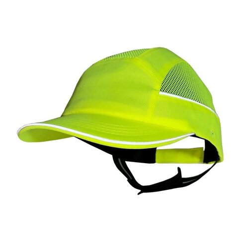 Casquette anti-heurt AIR STREAM - coque ABS - lot de 10 - Surflex - Jaune Fluo - taille standard - visière de 5 cm