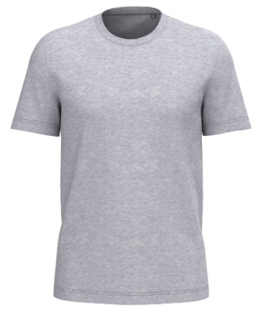 T-shirt manches courtes homme col rond - Toptex - 1A Oxford Grey - taille XL