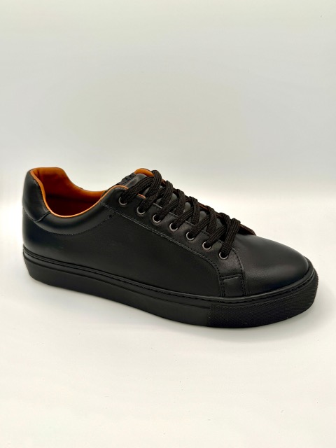 Sneakers de ville unie pour homme JOAN - Hardrige - Noir - taille 40