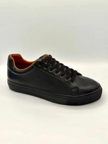 Sneakers de ville unie pour homme JOAN - Hardrige - Noir - taille 40