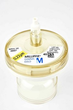 Filtre final Millipak Gold 40 0,22 µm stérile pour systèmes Milli-Q® - Merck Millipore
