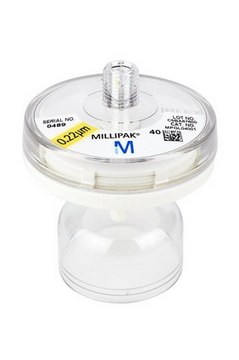 Filtre final Millipak 40 0,22 µm pour systèmes Milli-Q® - Merck Millipore
