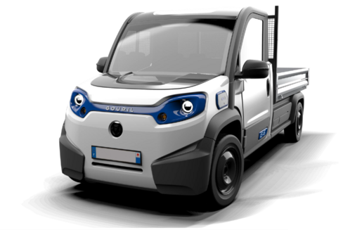 Véhicule utilitaire électrique Goupil G6 - 58,3 kWh Lithium- Homologation N1 - 4 CV - 80 km/h - couleur blanc -