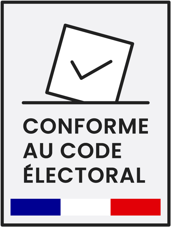 Conforme au code électoral