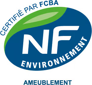 Label NF Envrionnement Ameublement - Certifié par FCBA