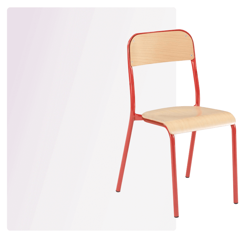 Voir les produits - Chaises scolaires à quatre pieds