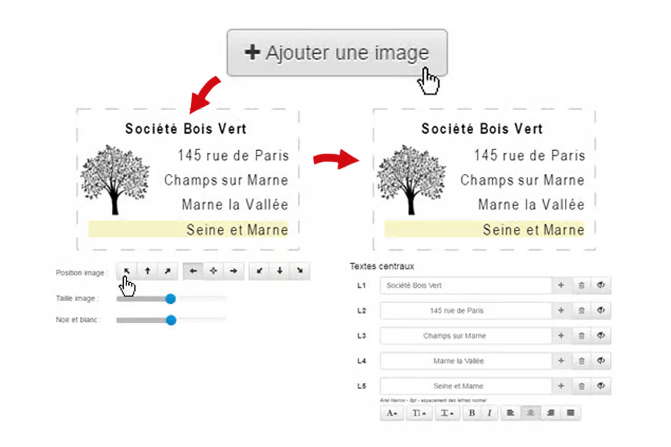 Intitulé bouton - Description produit
