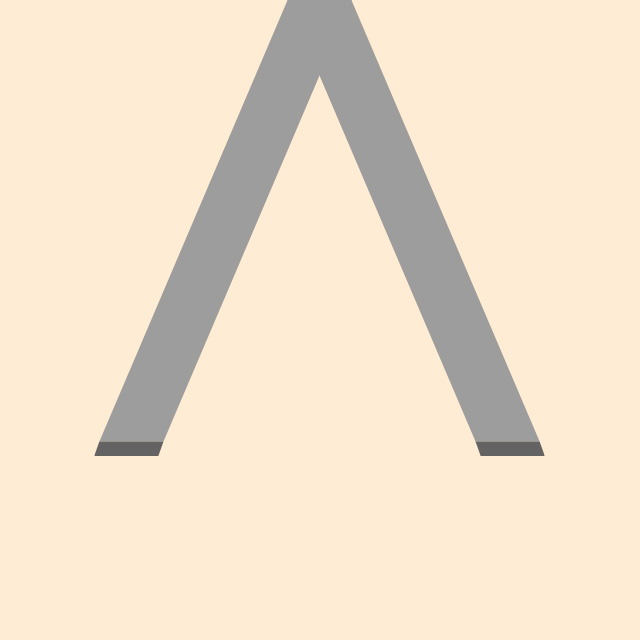 Piétement en A
