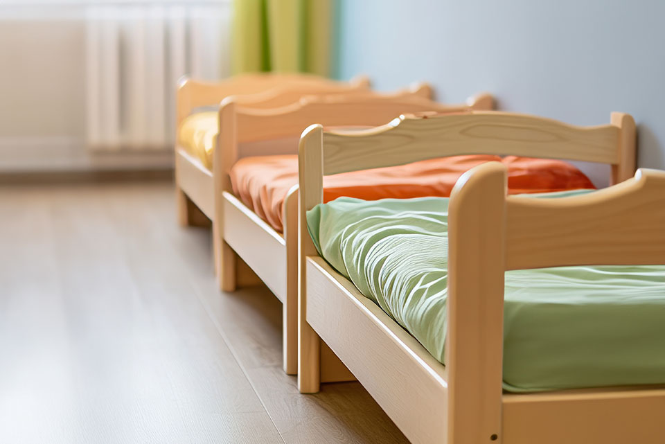 Voir les draps pour couchette d’école maternelle