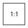 Écrans de projection format 1:1